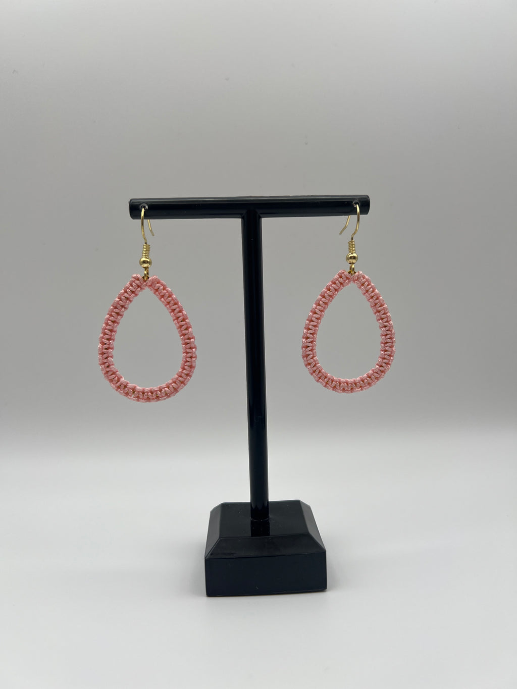 Pink Drop Earrings