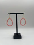 Pink Drop Earrings