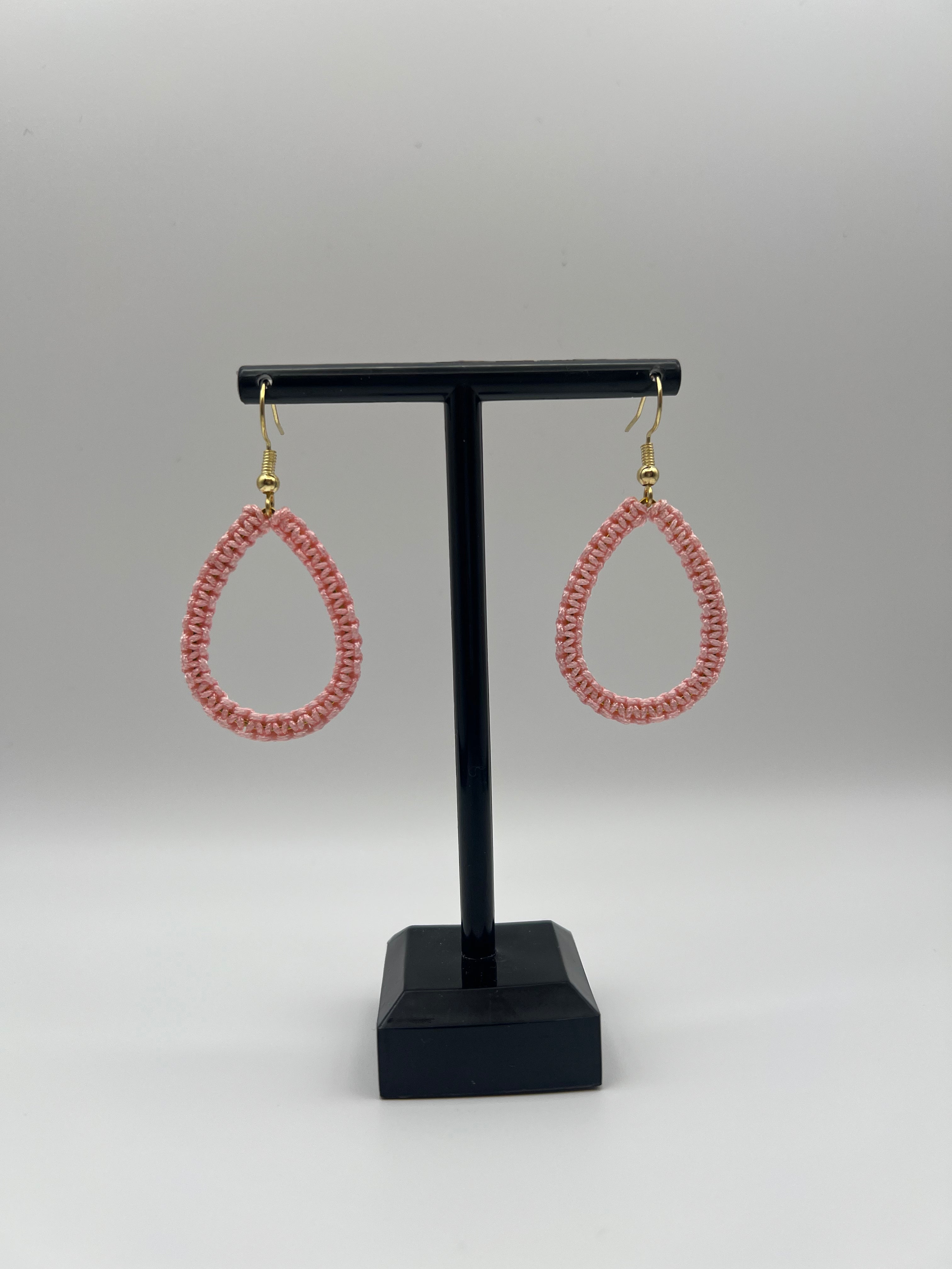 Pink Drop Earrings