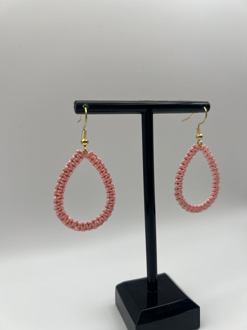 Pink Drop Earrings