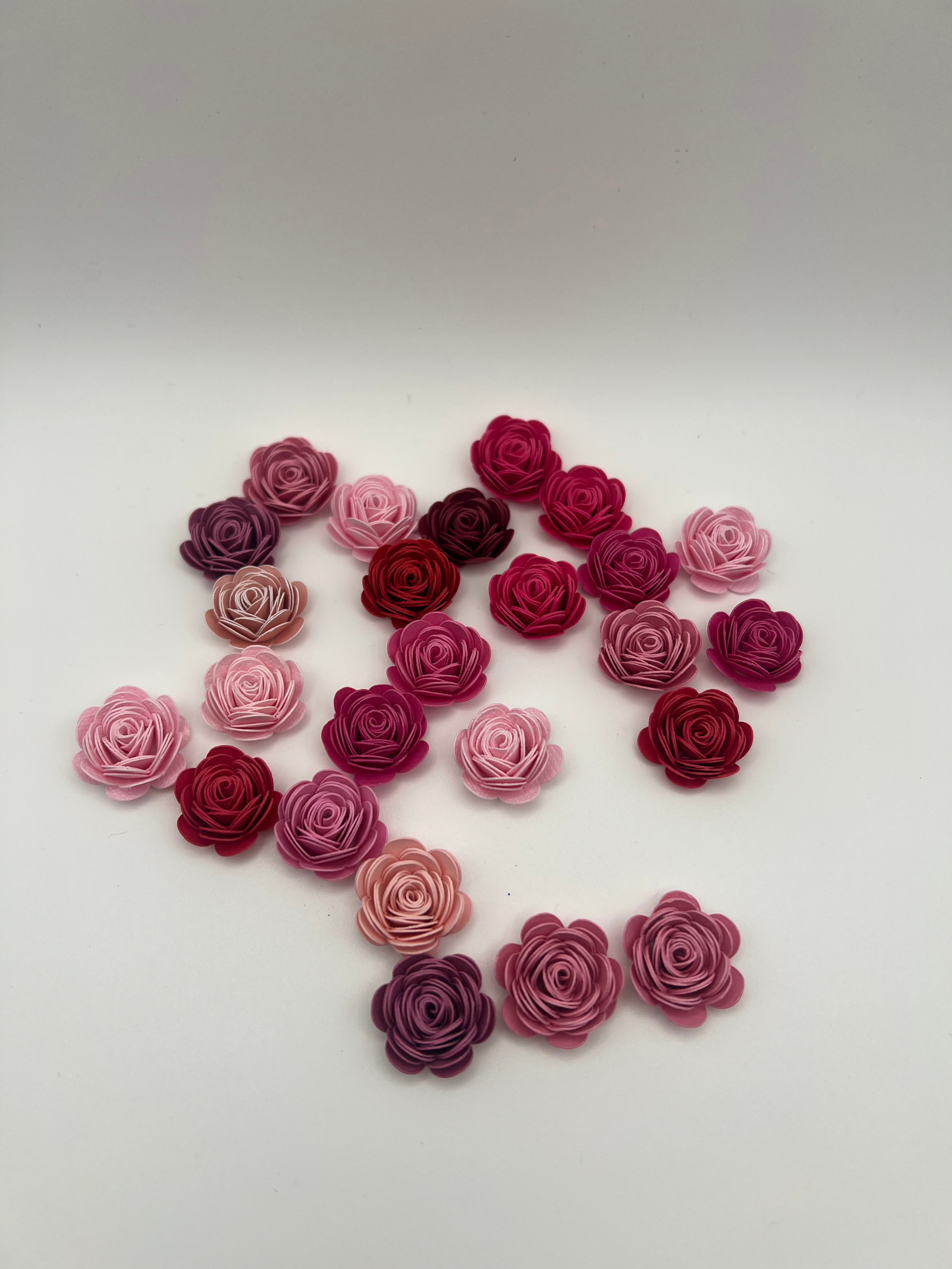 Pink Mix Rolles flowers