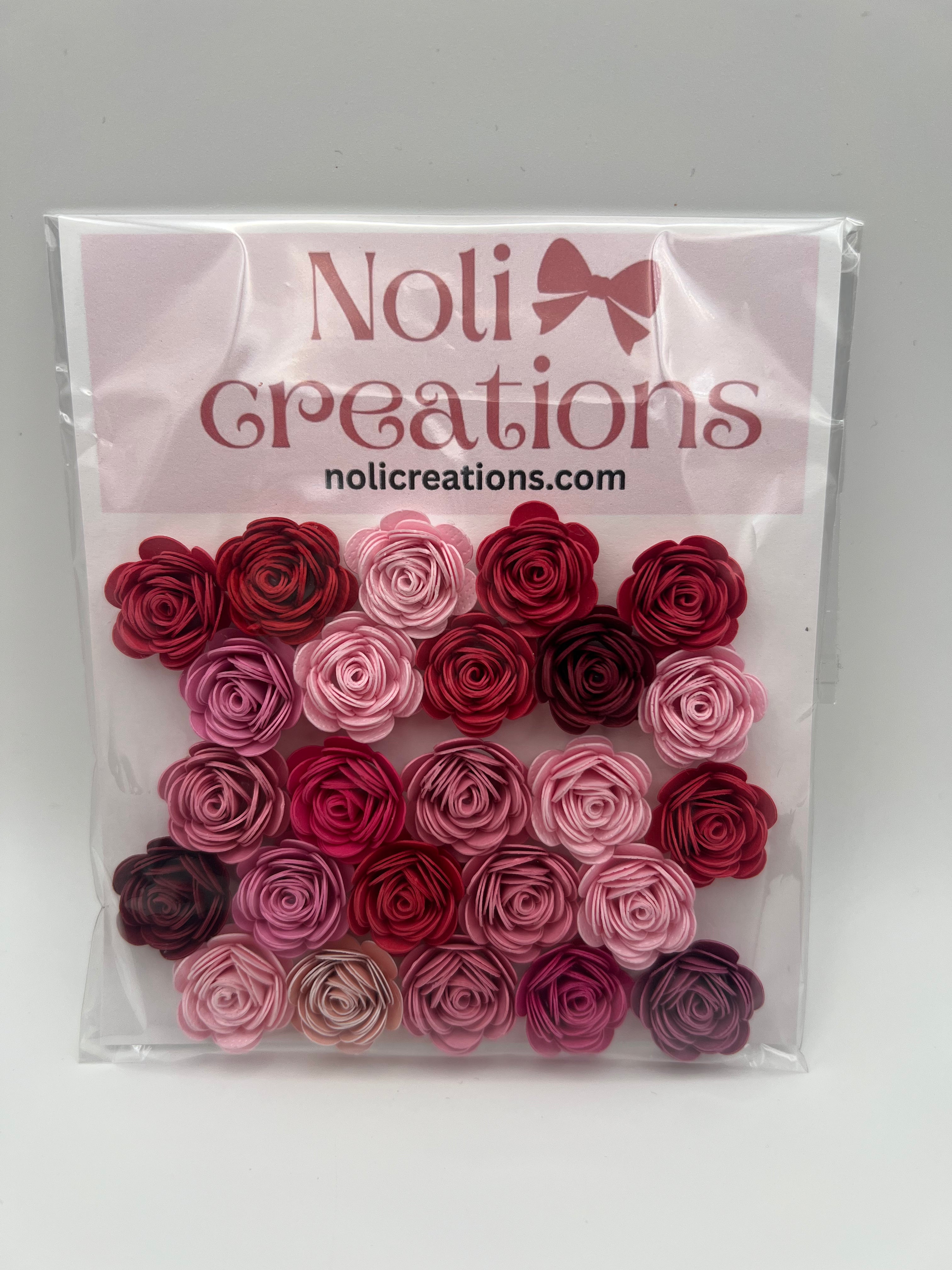 Pink Mix Rolles flowers